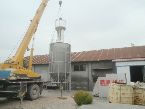 河北皓凱糧食烘干機落戶陽曲山西金禾豐農業開發有限公司